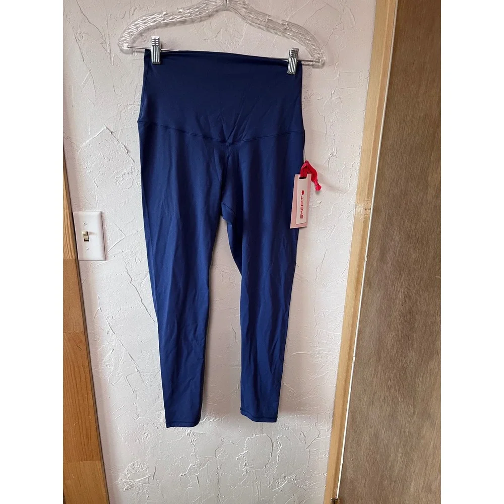 SHEFIT navy Boss Leggings 1 Luxe high waist activewear athleisure size 14/16‎